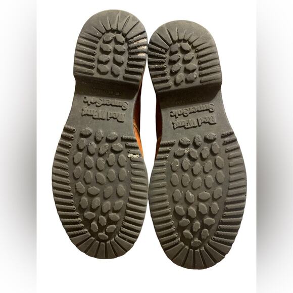 Red Wing Leather Work Boots Vintage Supersole Steel Toe 90s Size 6 D - Picture 5 of 9